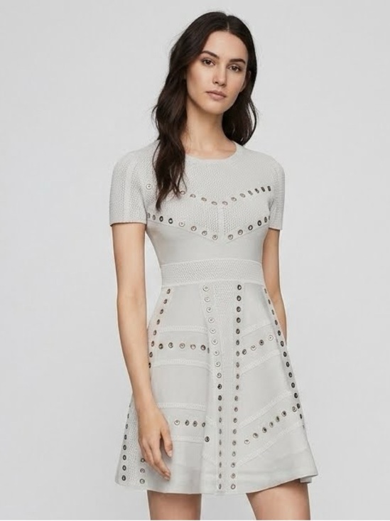 Maje Dresses & Skirts - Maje White Lace Feminine Dress